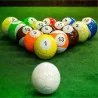 Animation aufblasbare Spiele, Fußball-Billard