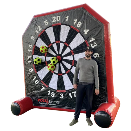 Discover Dart Foot: fun inflatable target for leisure centers