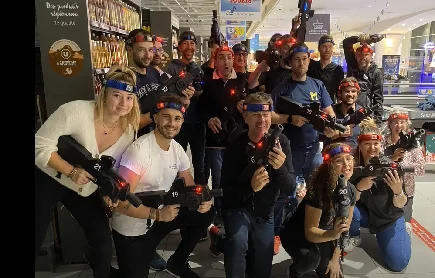 Soirée Laser-Game dans un Super U