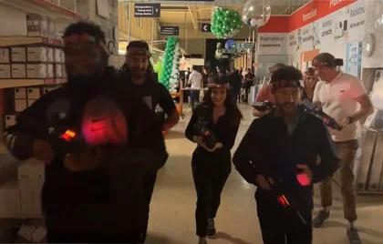 Soirée Lasergame chez Leroy merlin 2021